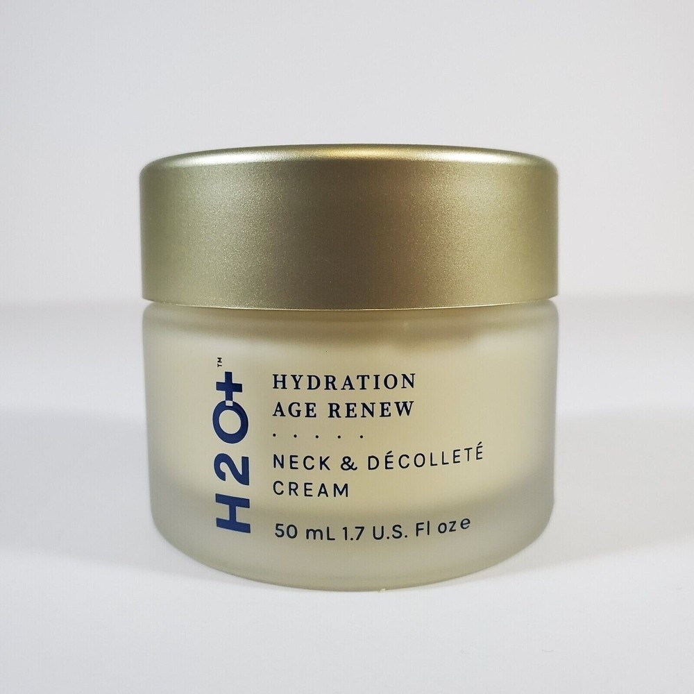 H20+ Hydration Age Renew Neck & Decollete Cream 1.7oz Tighten Firm Radiance